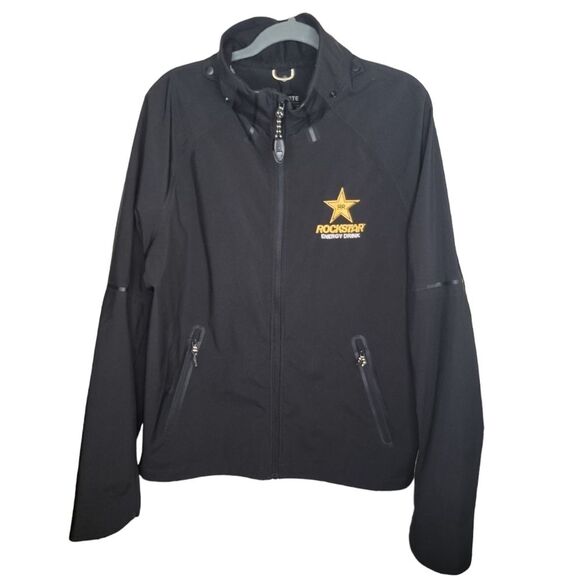 Elevate Nwot Rockstar Energy Drink jacket coat large - Picture 1 of 11